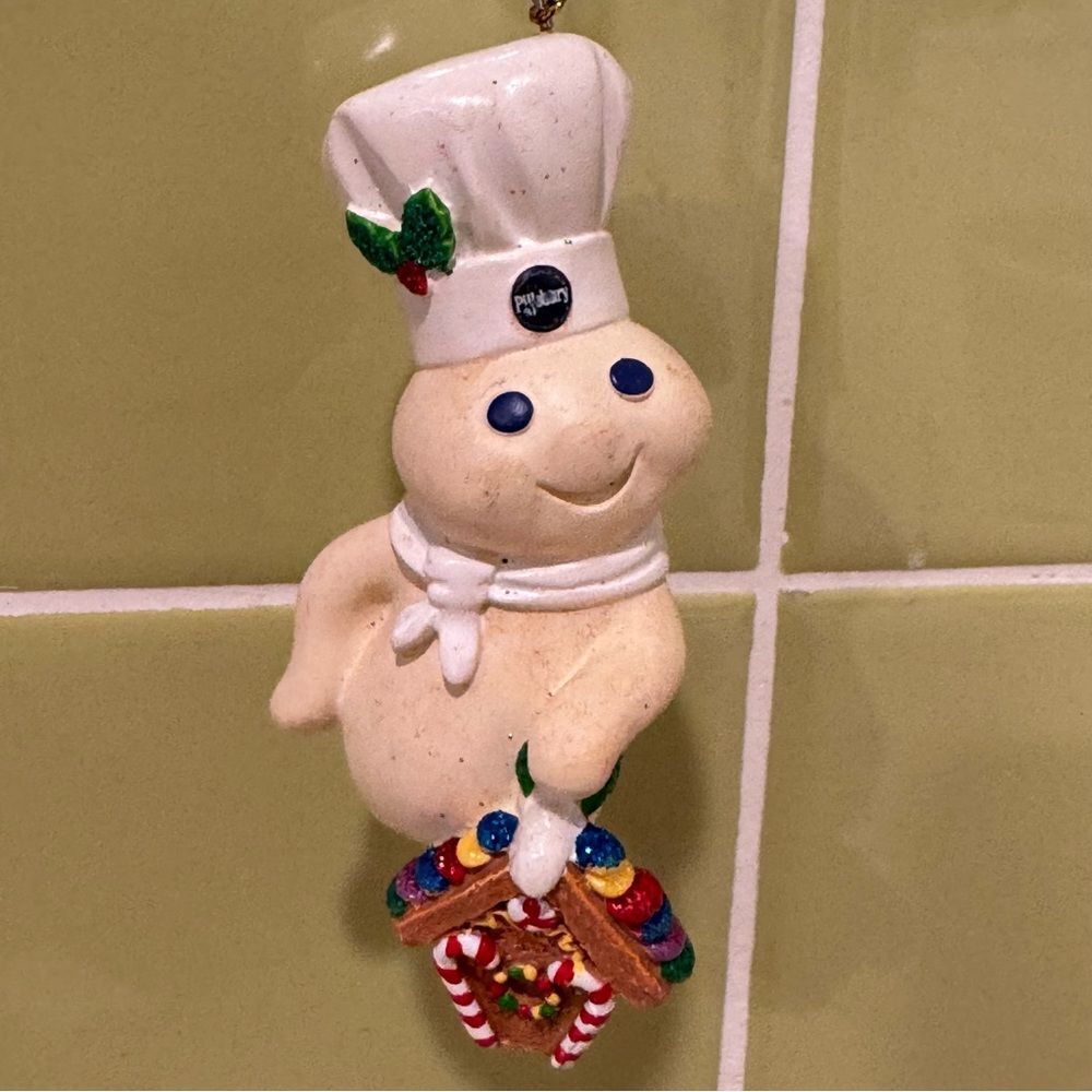 Danbury Mint The Pillsbury Doughboy Glitter Ornament - No Box